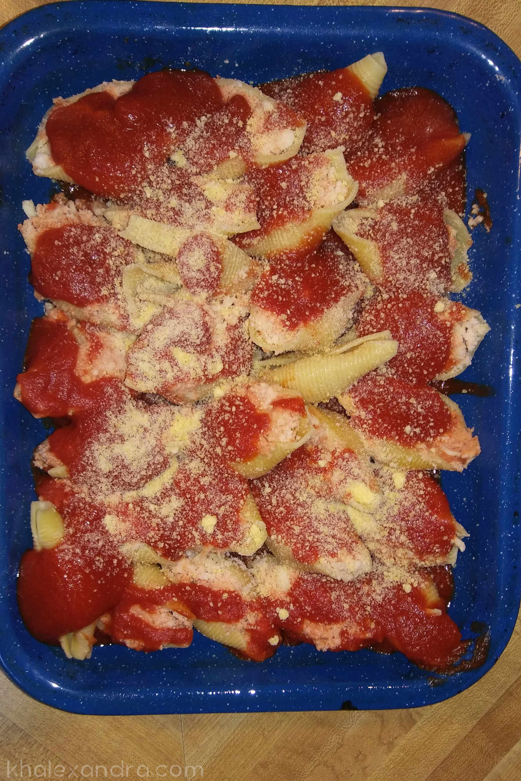 Stuffed Pasta Shells with Non-Dairy “Ricotta” Cheese