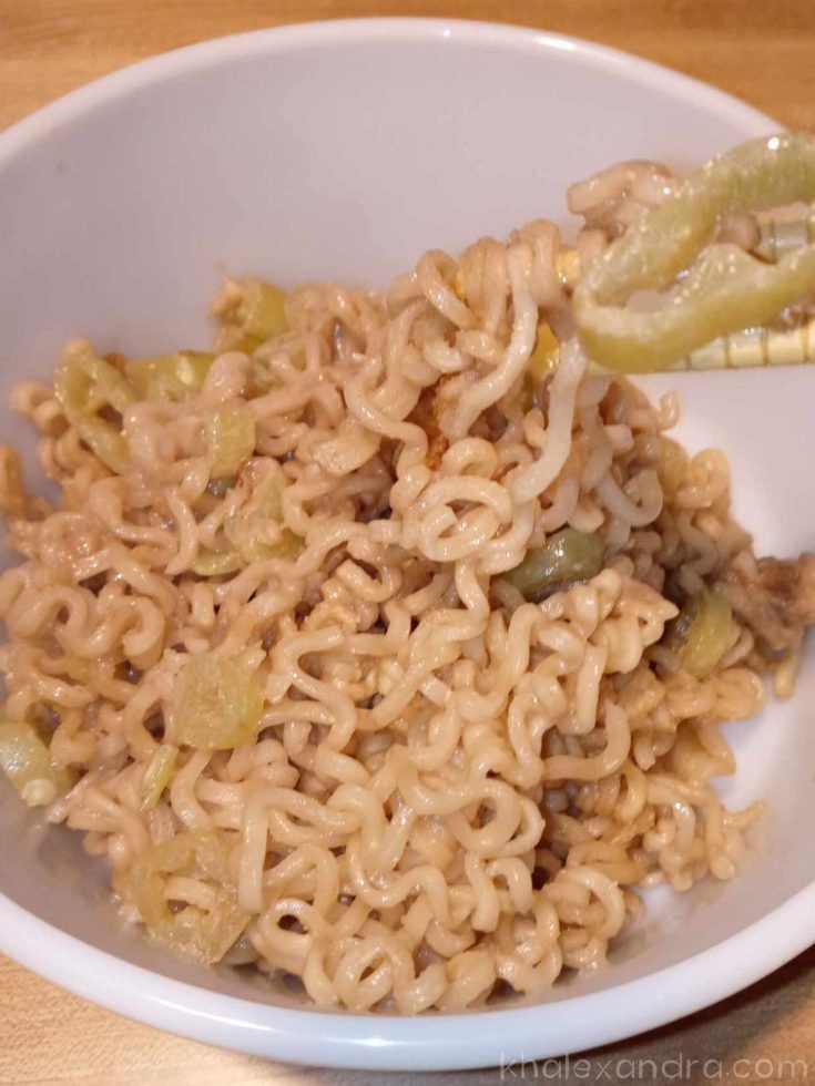 Simple Peanut Noodles