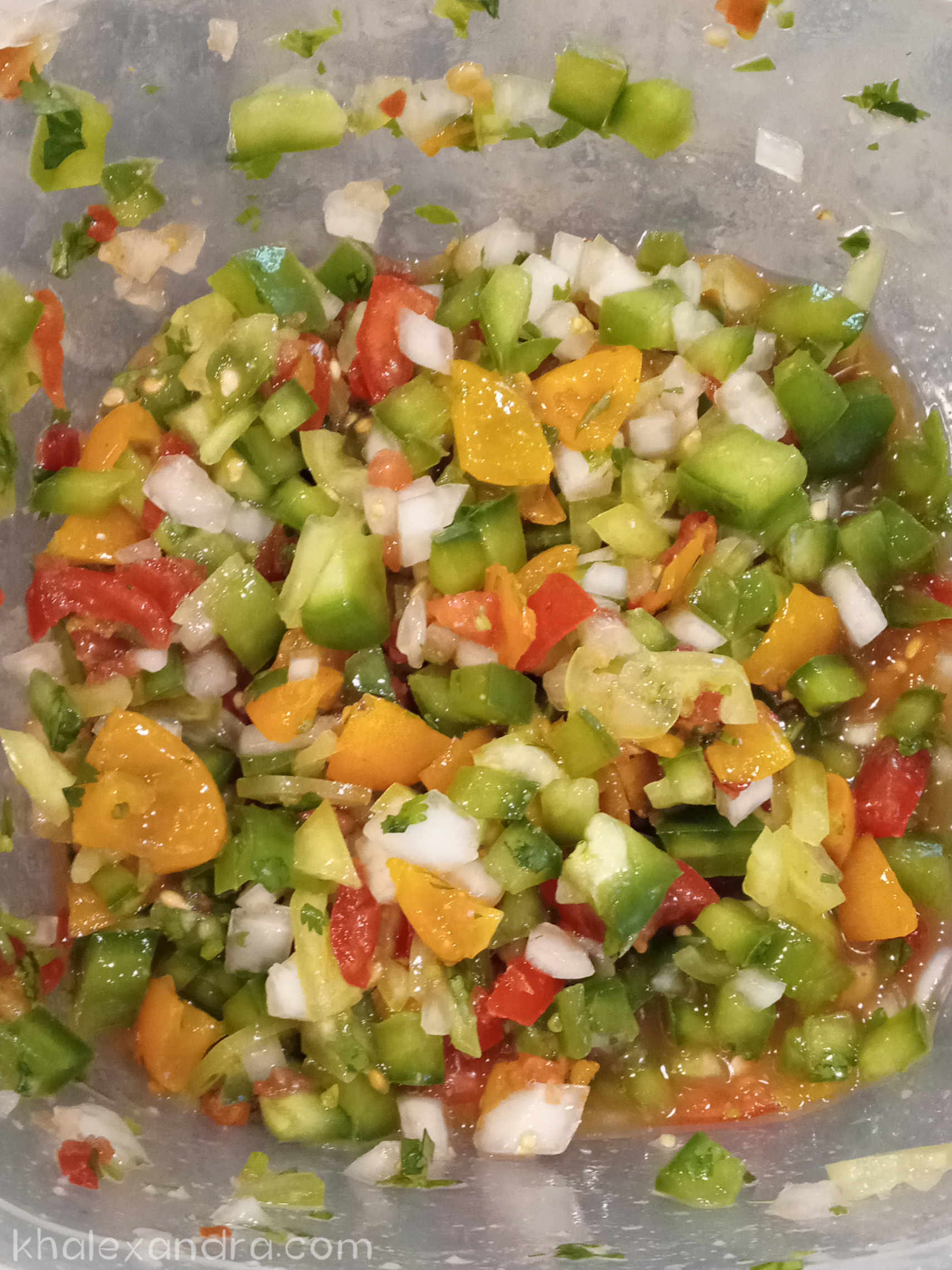 Green Pepper Pico Salsa